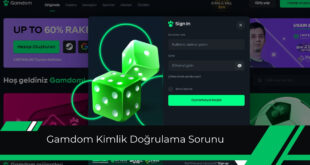 Gamdom kimlik doğrulama sorunu